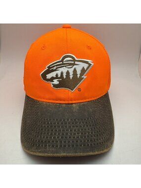 Minnesota Wild Hat Cap Limited Edition Blaze Orange Hunting Pheasants Forever